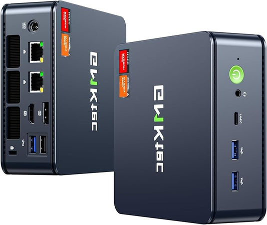Mini PC – Mini Desktop – Compacte PC – Gaming PC – Krachtige PC – AMD Ryzen 5 7640HS – 32GB DDR5 RAM – 1TB SSD – Triple 4K Schermondersteuning – Dual 2.5G LAN & WiFi 6