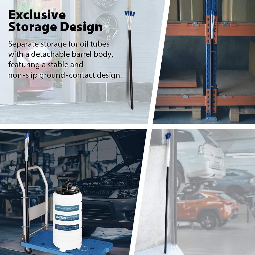 FIRSTINFO 6.5L Handmatige bediening Olie of Fluid Extractor Bloeder