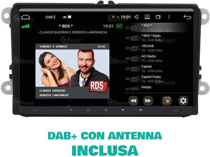Autoradio Volkswagen Golf Sharan Tiguan – Multimedia Systeem – Infotainment – Navigatie Systeem – Touchscreen Radio – 8 Inch Scherm – 8-Core Processor – Apple CarPlay & Android Auto