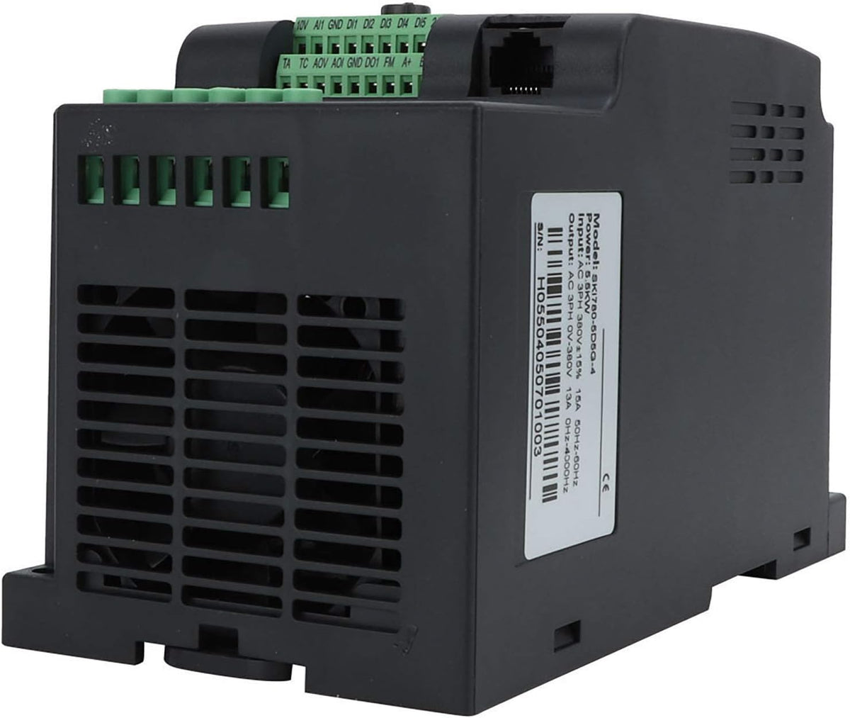 Garosa Frequentieomvormer Universele VFD-omvormer Frequentieomvormer 5,5 kW 380 V 3 PS voor de snelheidsregeling van de spilmotor SKI780-5D5G-4,Omvormer