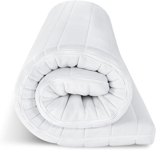 Matrastopper – Topmatras – Matrasverbeteraar – Topper – Boxspring Topper – 140x200 cm – 8 cm Memory Foam – Afneembare Wasbare Hoes
