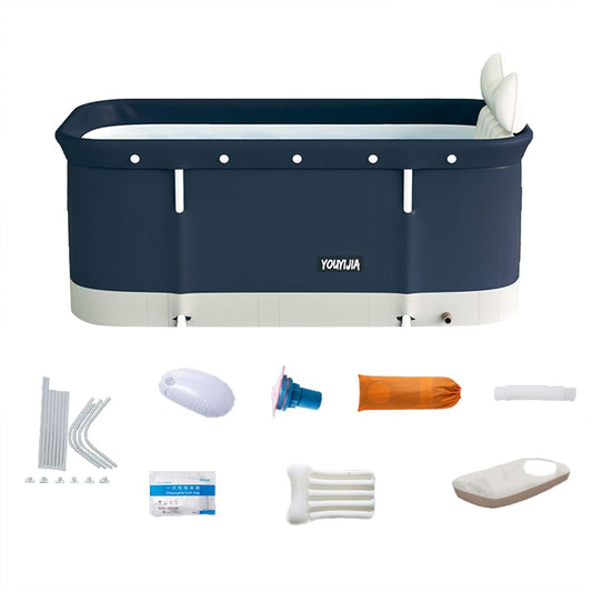 Schimer Opvouwbare badkuip, draagbaar bubbelbad, emmerbadkuip, 6-laags pvc-badkuip, badkuip, zwembadbadkuip, badkameremmer voor volwassenen en baby's