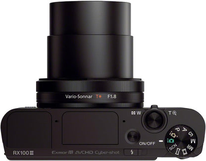 Sony RX100 III | Premium compactcamera (1.0 type sensor, 24-70mm F1.8-2.8 Zeiss-lens en kantelbaar display voor vloggen)