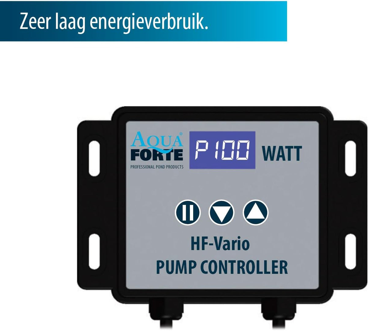 AquaForte HighFlow Vario-S 25.000 Vijverpomp, 30-130 watt, maximaal debiet 25 m3/uur, opvoerhoogte 3 meter, instelbaar met externe controller, uitgang 75 mm