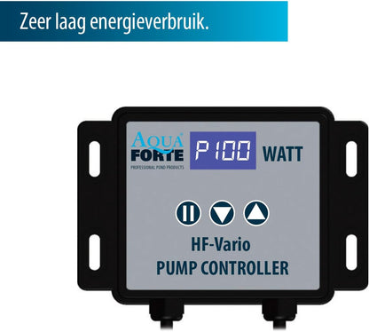 AquaForte HighFlow Vario-S 25.000 Vijverpomp, 30-130 watt, maximaal debiet 25 m3/uur, opvoerhoogte 3 meter, instelbaar met externe controller, uitgang 75 mm
