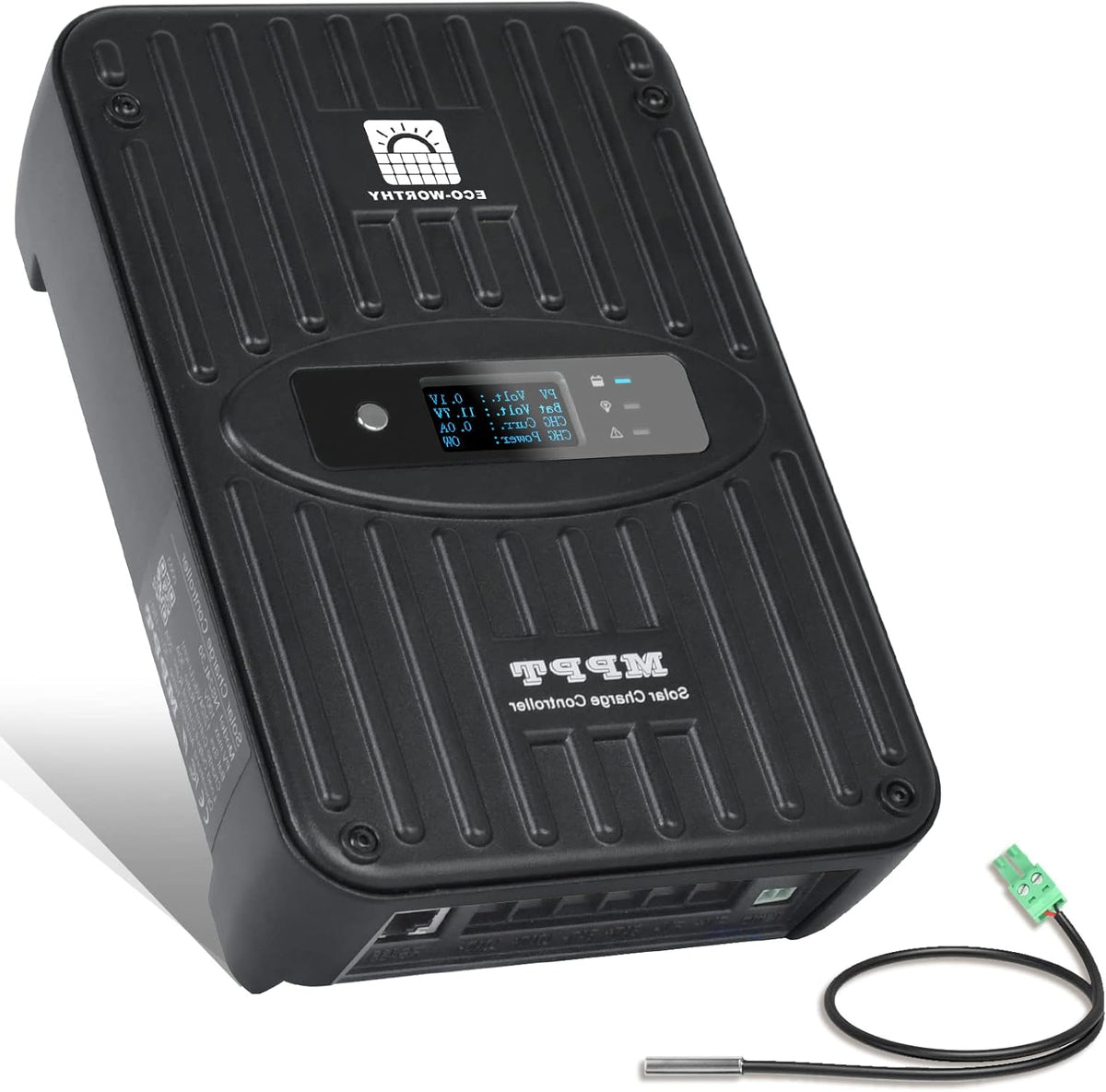 MPPT Zonnepaneelregelaar – Laadregelaar – Zonne-energie Controller – Solar Charge Controller – Batterijregelaar – 40A Capaciteit – OLED Display – Hoge Laadefficiëntie 99%