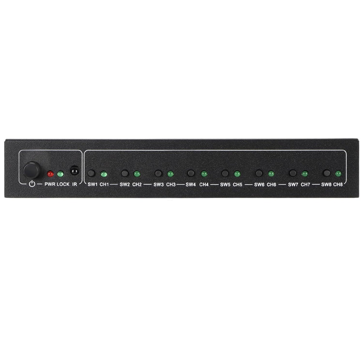 FT18 Digitale Optische Splitter 1 in 8 uit, SPDIF Toslink Glasvezel Audiosplitter voor Cd-speler, Dvd-speler, Ontvanger, Ondersteuning LPCM2.0 DTS AC3, Plug (EU-stekker)