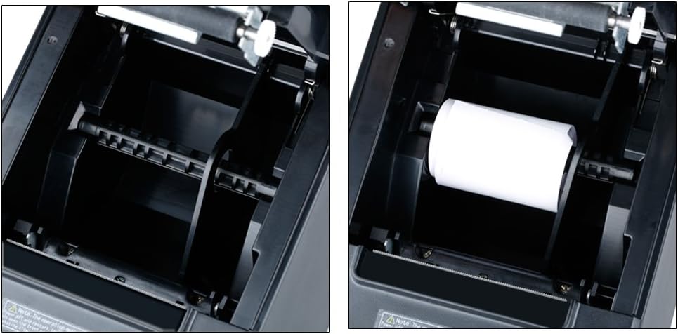 EXCELVAN HOP-H801 thermoprinter, USB-interface, 80 mm, 300 mm/sec, compatibel met Androod, iOS, Windows en Linux, zwart