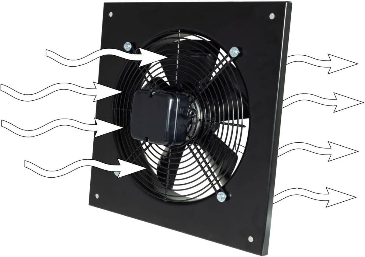 Axiale ventilator 450 mm – Wandventilator – Industriële ventilator – Afzuigventilator – Afvoerventilator – 230 W – 1350 m³/h