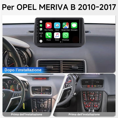 Autoradio – Auto Radio – Multimedia Radio – 1 DIN Radio – 9 Inch Touchscreen – Android 15 – Draadloze CarPlay & GPS Navigatie