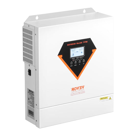 Hybride Omvormer – Zonne-omvormer – Inverter – Solar Charger – 3500 W Pure Sinusuitgang – Geïntegreerde 100 A MPPT Controller - QUORE