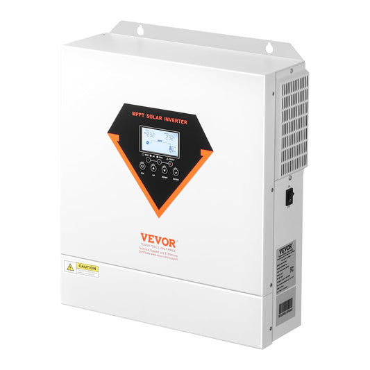 Hybride omvormer op zonne-energie – Zonne-omvormer – Omvormer-lader – All-in-One Omvormer – Off-Grid Omvormer – 3500 W Zuivere Sinus – Geïntegreerde 100 A MPPT-Zonnelader
