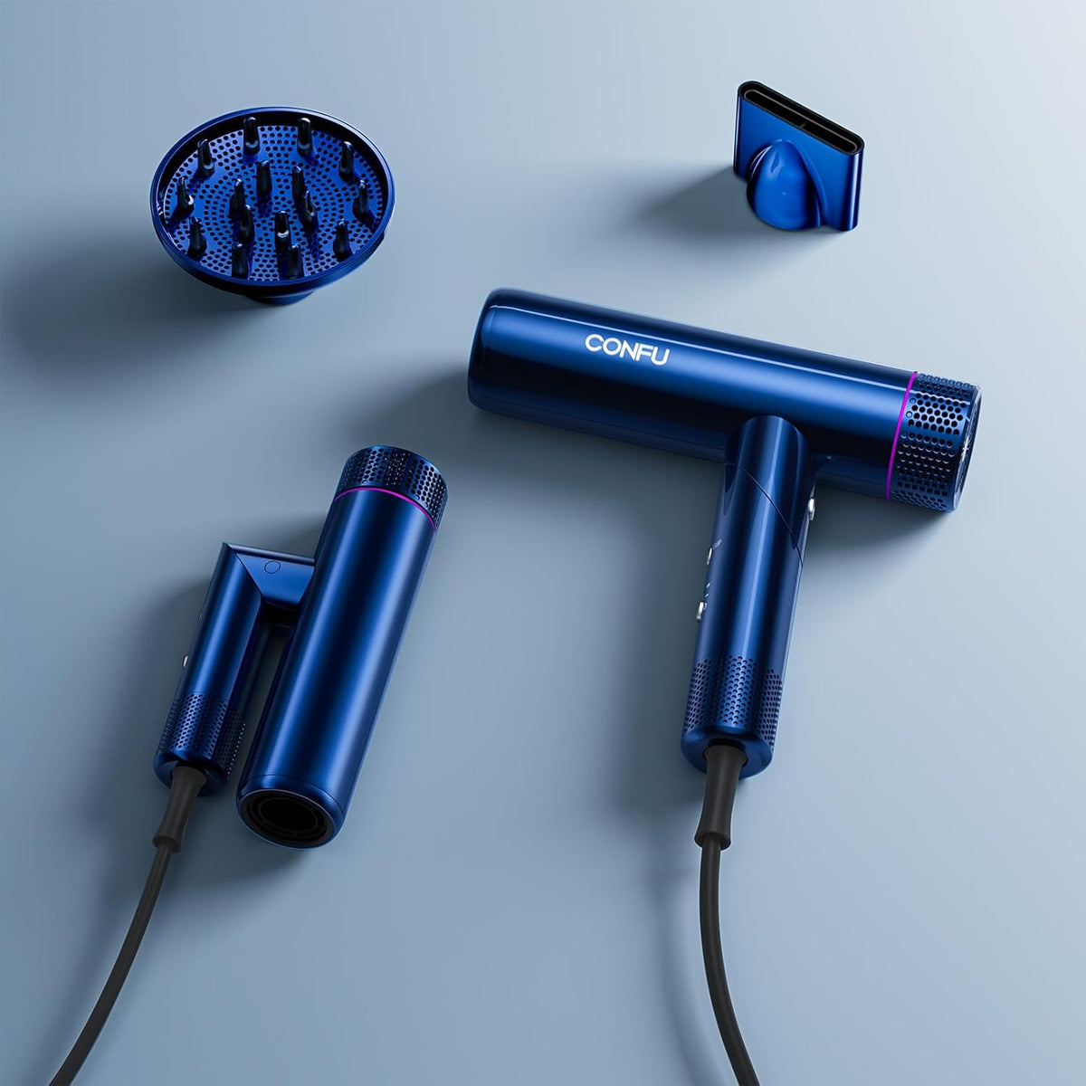 Föhn – Haardroger – Reisföhn – Ionenföhn – Stylingföhn – Inklapbaar Design – 1700 W – Stil <60 dB