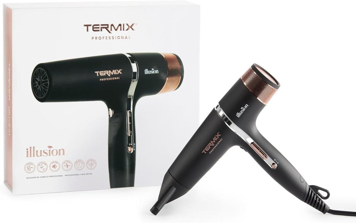 Termix Professionele illusie-haardroger, hoge prestaties, lichtheid en ionentechnologie voor snel en nauwkeurig drogen