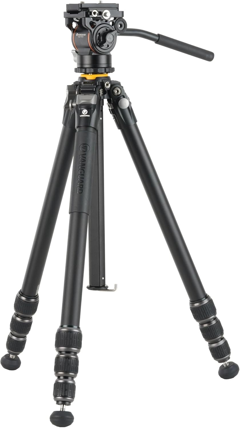 Videostatief – Camerastatief – Driepoot – Tripod – Fotostatief – Aluminium Met Videokop – 168 Cm Hoog – Draagvermogen Tot 8 Kg