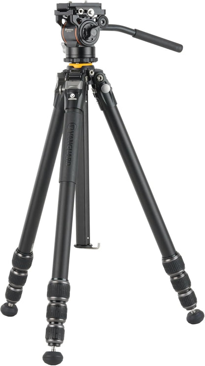 Videostatief – Camerastatief – Driepoot – Tripod – Fotostatief – Aluminium Met Videokop – 168 Cm Hoog – Draagvermogen Tot 8 Kg