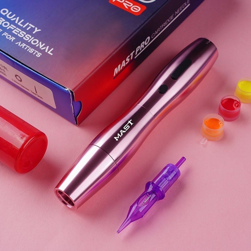 Mast P20 Tattoo Maschine Set Wireless Battery Rotary Tattoo Pen Maschine Microblading Pen 2.5mm Stroke with 1pcs Battery for Eyebrow Eyeliner Lip