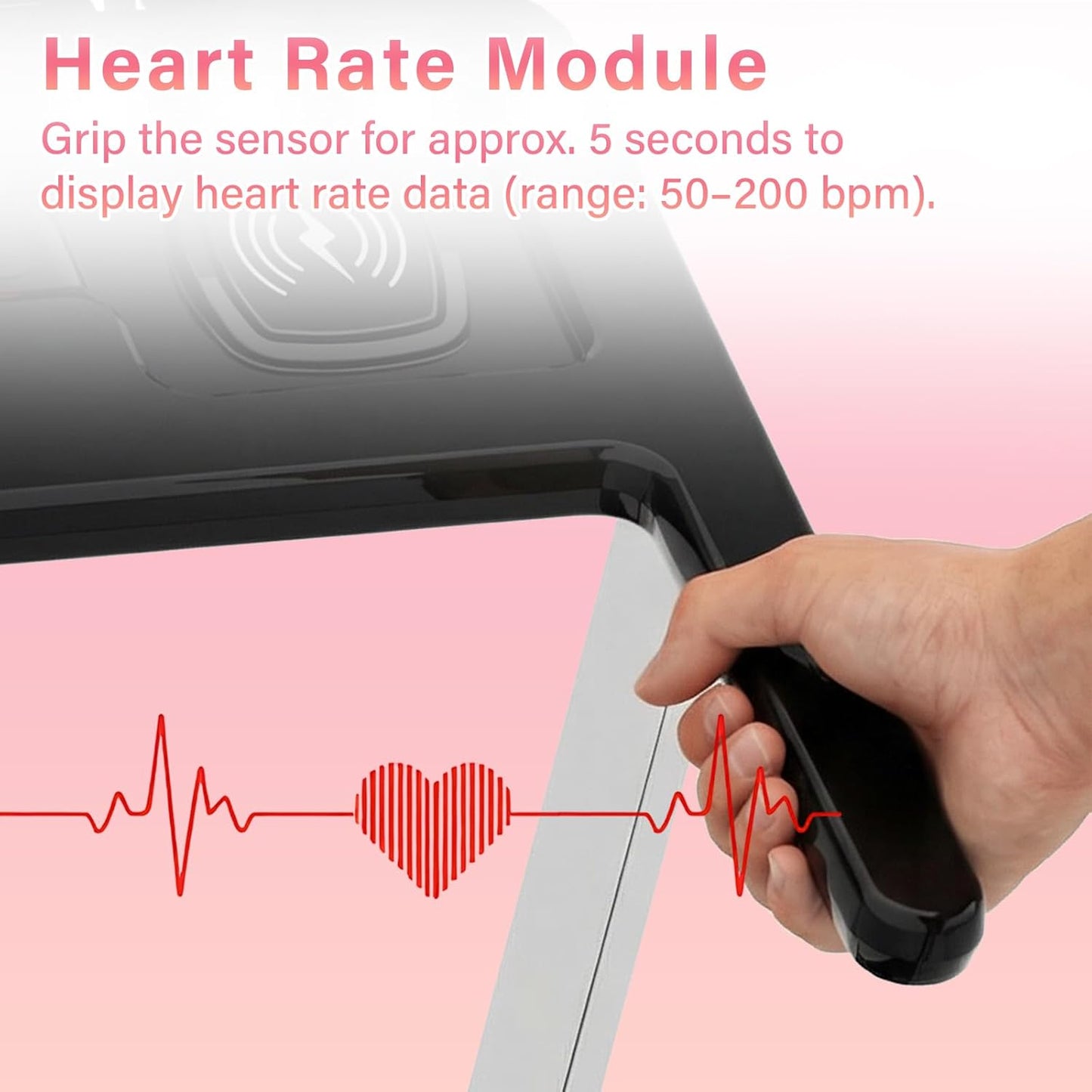 Loopband – Inklapbare Loopband – Hardloopband – Treadmill – Walking Pad – 12 Programma’s & Hartslagmeter – Draadloos Opladen & 10% Handmatige Helling