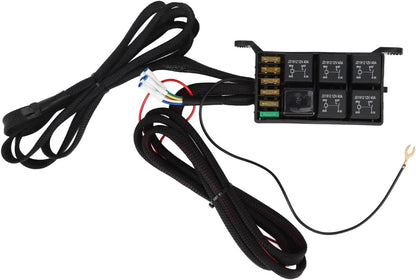 6 Gang Schakelpaneel, Automatisch Dimbaar LED Aan Uit Auto Schakelpaneel LED Touch Control Panel Univesal voor Truck Boot Off Road Voertuig ATV UTV SUV Bus
