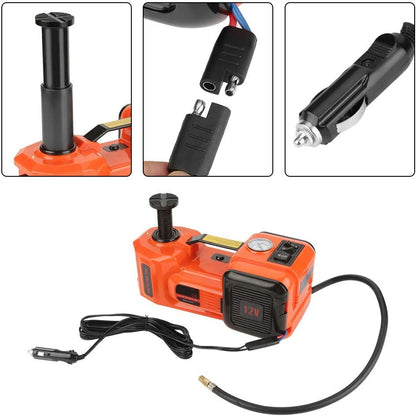 12V 5t elektrische hydraulische krik Auto drie functies Car Lift Jack met inflator en zaklamp Portable Car Repair Tool Kit