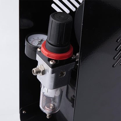 Airbrush Compressor – Mini Compressor – Luchtcompressor – Spuitpistool Compressor – Olievrij Compressor – 3L Tank – Stil Werken Met Automatische Start-Stopfunctie