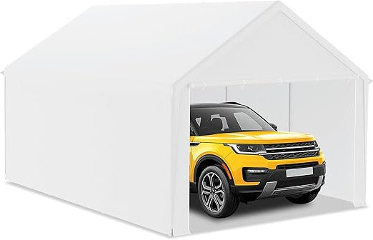 Schuurtent – Garage Tent – Carport – Opslagtent – Meertent – 4 x 6 Meter – Stevig Gegalvaniseerd Stalen Frame – Water- en UV-Bestendig PE Zeil
