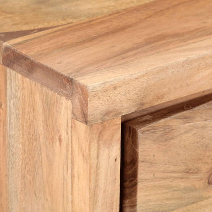 vidaXL Solid Acacia Wood Wall Table with Natural Edge Furniture Console Console Table Haltable Wall Tables Table Haltable Corridor Table Furniture