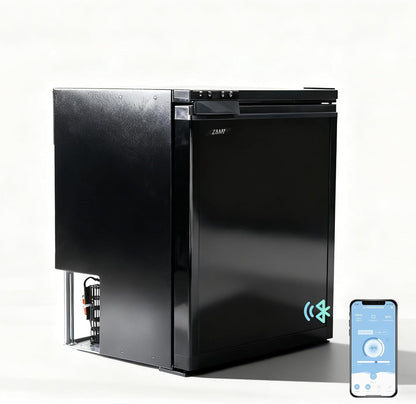 CR65-S 59L Compressorkoelkast, 12/24V DC, LED-Verlichte Voertuigkoeler, Bereikt -20 °C, Geschikt Voor Auto's, Vrachtwagens, Boten, Campers, Kamperen en Reizen