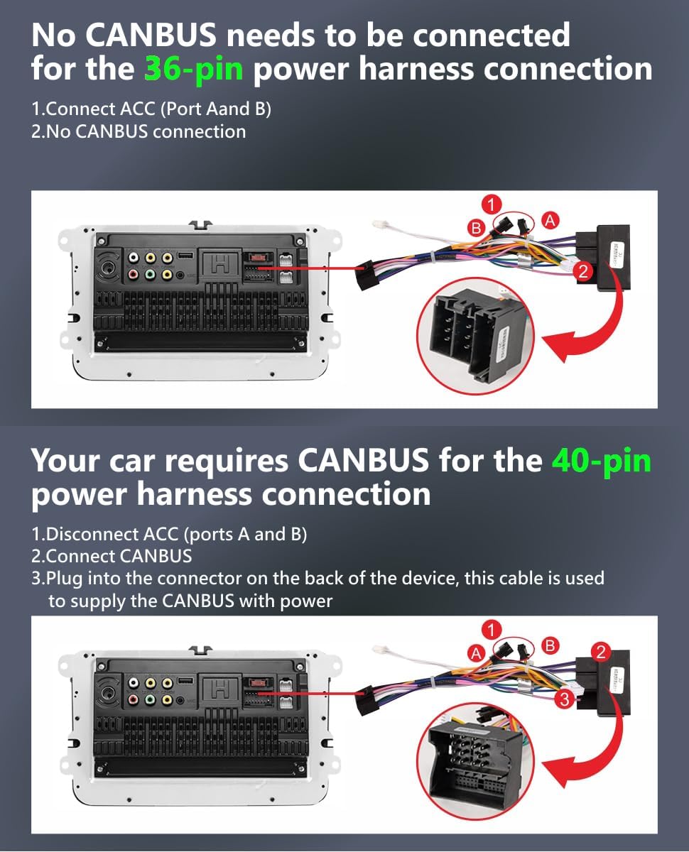 4+64G Android Autoradio voor Volkswagen Golf Passat Jetta Tiguan Polo Touran Seat Skoda, Draadloze CarPlay Android Auto, Touchscreen Display, DSP, GPS, WiFi, Achteruitrijcamera, Plug & Play Radio