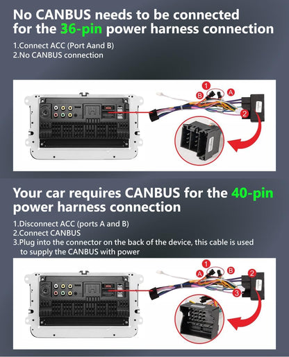 Qualcomm Octa‑Core 4+64G Android Autoradio voor VW Golf Passat Jetta Tiguan Polo Caddy, Seat, Skoda – Draadloos CarPlay Android Auto, IPS Touchscreen, DSP, GPS, Plug & Play + Achteruitrijcamera