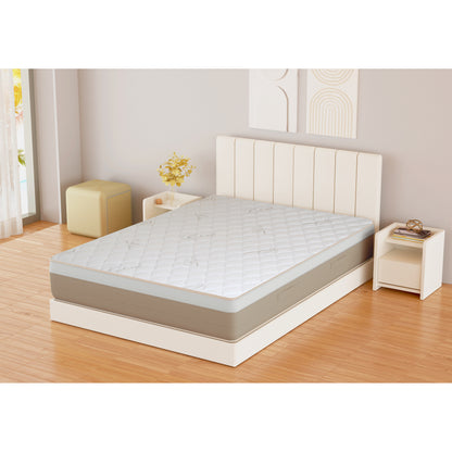 Saturno Moonflex Mattress, Independent Pocket Springs & Memory Foam Gel, Removable Cover, Ergonomic, Differentiated Support Zones, 24" High, Available in 11 Sizes