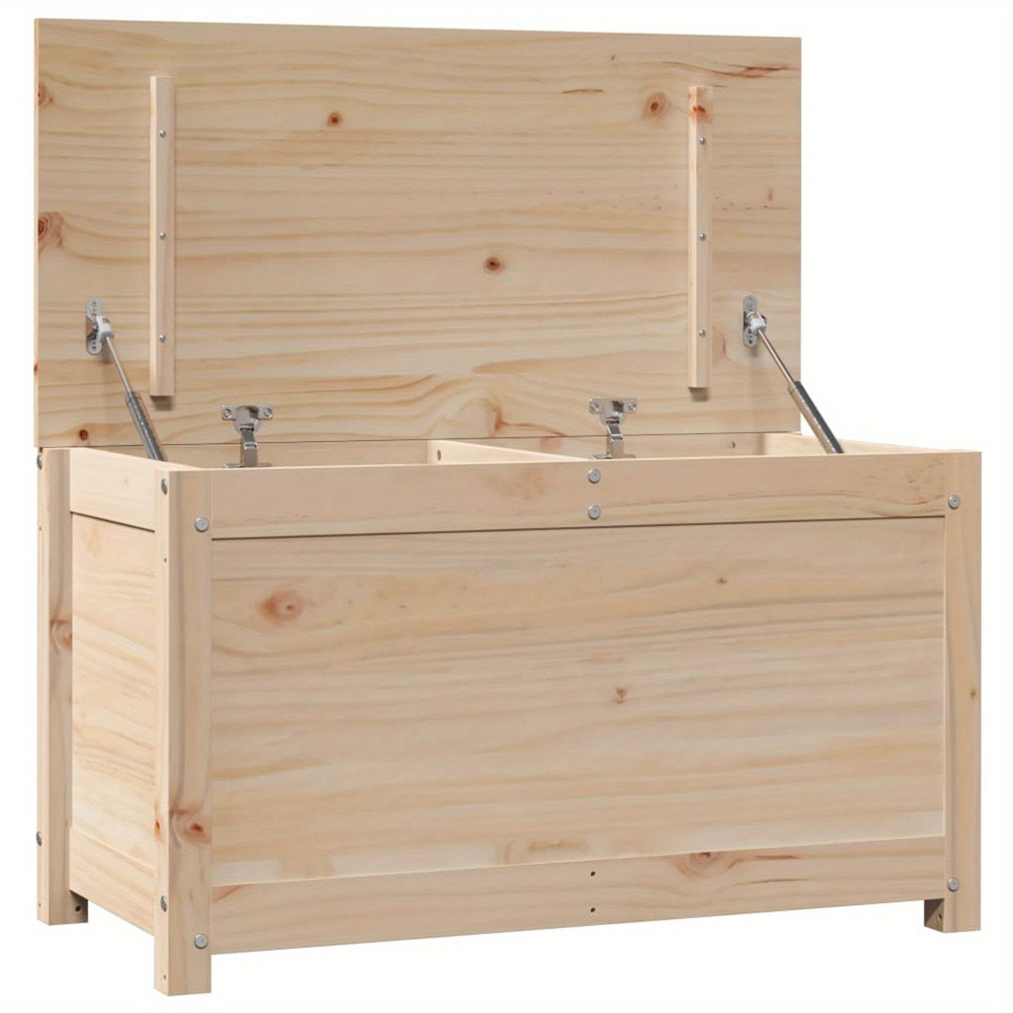 Opbergbox – Opbergdoos – Opbergkist – Houten Box – Opbergbak – Massief Dennenhout – Compacte Afmetingen 80x40x45,5 cm – Stevig & Duurzaam Design