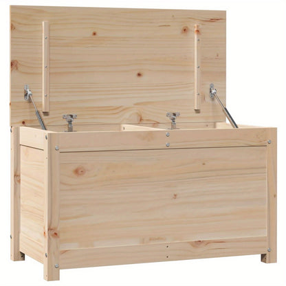 Opbergbox – Opbergdoos – Opbergkist – Houten Box – Opbergbak – Massief Dennenhout – Compacte Afmetingen 80x40x45,5 cm – Stevig & Duurzaam Design