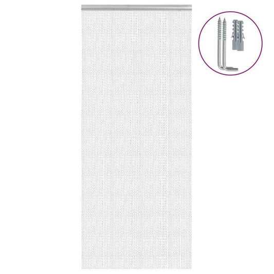 Deurhorren – Deurgordijn – Horgordijn – Insectenhor – Vliegengordijn – Aluminium Kettingontwerp – 88,9x200,66 cm – Eenvoudige Installatie & Privacybescherming