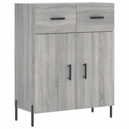Simple Sideboard, Spacious Storage Cabinet with Display Shelf, Suitable for Kitchen, Living Room, Stylish Furniture, Offers Additional Storage Space and Home Decoration, Ensures Safety. Tall Cabinet 69.5x34x180 cm, Treated Wo