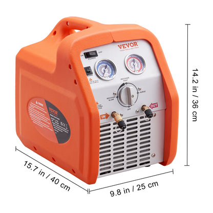 Koelmiddelafzuiger – Koelmiddelterugwinmachine – Refrigerant Recovery Machine – AC Terugwinapparaat – Koelgas Terugwinmachine – Compact en Lichtgewicht – Hoge Drukbeveiliging 220-240V
