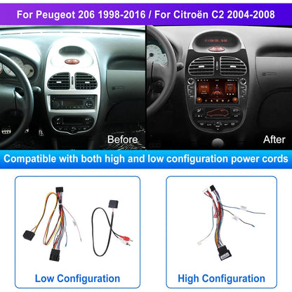 Autonavigeer Toestel – Autoradio – Android Navigatie – Carplay Systeem – Draadloze GPS – 7 Inch Touchscreen – 2GB RAM + 64GB ROM – Inclusief AHD Achteruitrijcamera