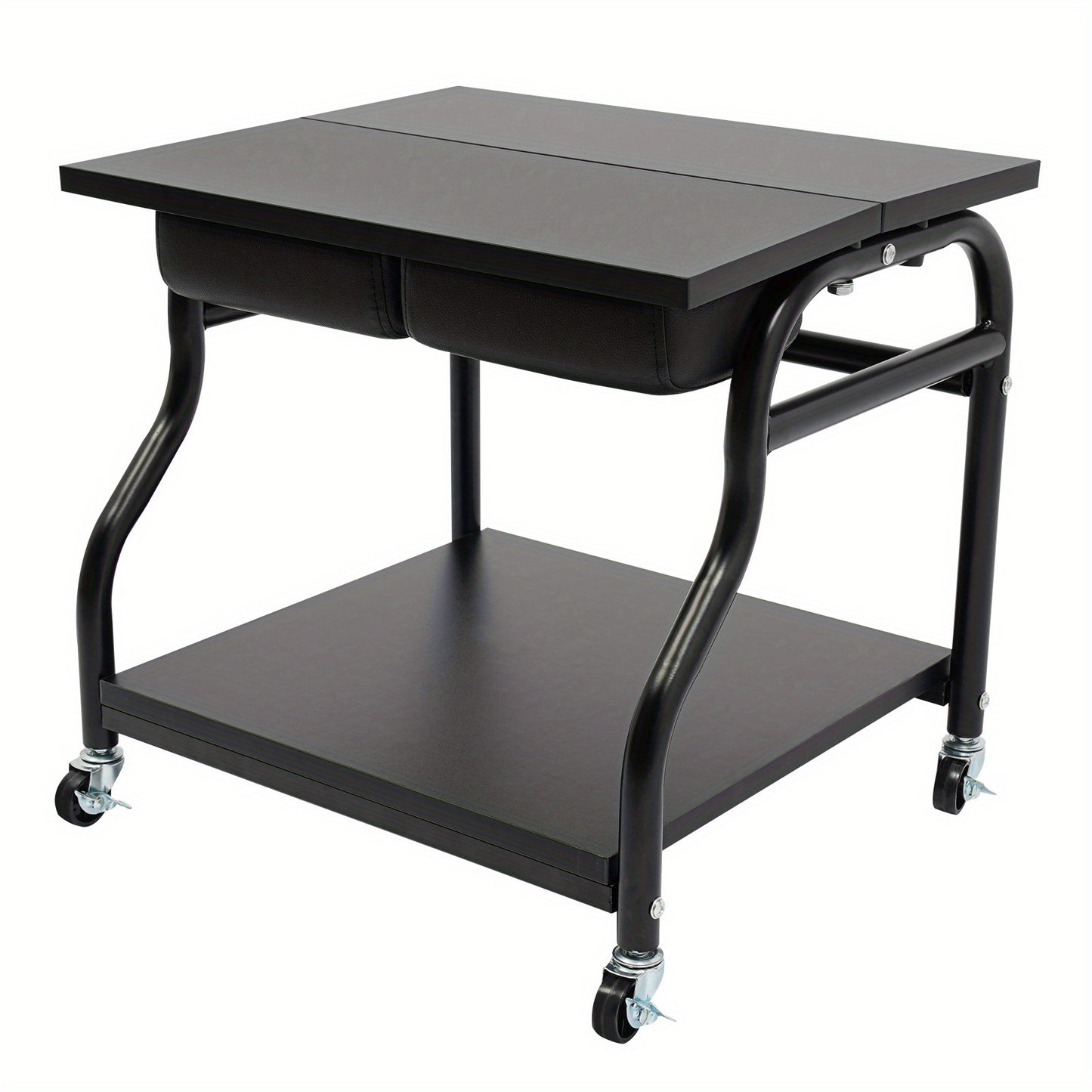 Salon Trolley Cart – Salonwagen – Beauty Trolley – Werkstation – Opbergwagen – Verstelbare Hoogte – 4 Remmenwielen