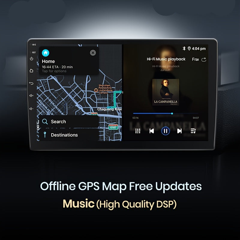 Autoradio Smart Fortwo – Carplay Radio – Multimedia Speler – Navigatie Systeem – 2-DIN Touchscreen – 9 Inch Scherm – 6GB RAM 128GB Opslag – 4G Verbinding