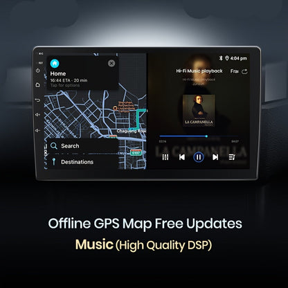 Autoradio Smart Fortwo – Carplay Radio – Multimedia Speler – Navigatie Systeem – 2-DIN Touchscreen – 9 Inch Scherm – 6GB RAM 128GB Opslag – 4G Verbinding