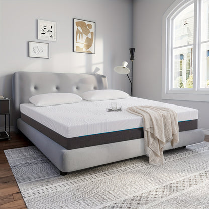18/20cm 160x200cm Memory Foam Mattress | Soft Comfortable Fabric Medium Softness for Optimal Body Support & Comfortable Sleep, Polyester Cover, Hybrid Construction, Euro Top, Pocketed Coil, Twirest Brand