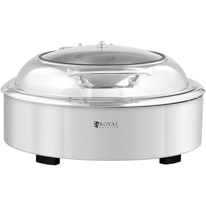 Round Water Food Warmer with a Window, Diameter 39 Cm, 5.5 L