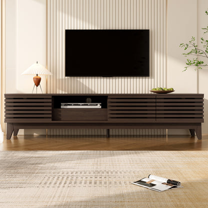 A TV cabinet with one drawer and three doors, TV furniture, TV panels, TV stools, TV cabinets. The unique design, measuring 170cm in width, 35cm in depth and 40cm in height, provides ample space for your TV and other multimed