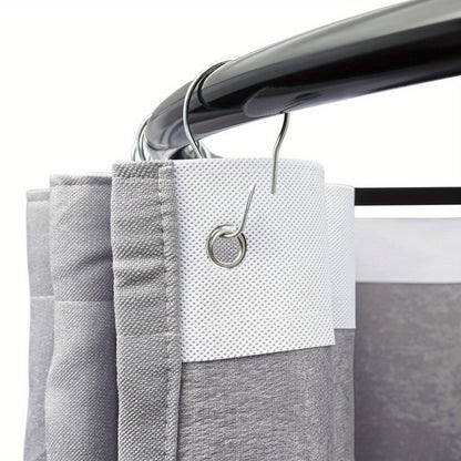 Omkleedcabine – Kleedruimte – Omtrek – Omkleedhoek – Kleedscherm – Vrijstaand – Verduisterend Gordijn – Stevig Metalen Frame – Compact En Gemakkelijk Te Monteren – Modern Grijs
