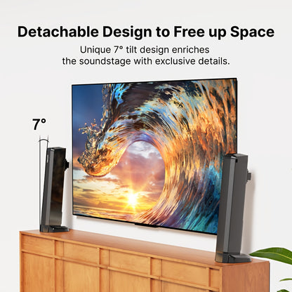 4.1-kanaals Soundbar – TV Speaker – Home Cinema Geluid – Surround Soundbar – Draadloze Soundbar – Dolby Atmos – 280W Piekkracht – Bass Boost & 3 EQ Modi