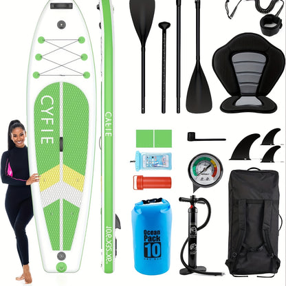 Paddleboard – SUP Board – Stand Up Paddle – Opblaasbaar Board – Surfplank – Superbreed Ontwerp – Slijtvast Rubber – 320x81x15 cm – Max 160 kg
