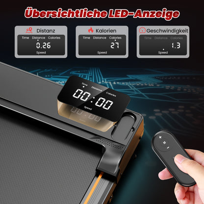 Loopband – Wandelband – Walking Pad – Treadmill – Hometrainer – Inklapbaar – 15% Helling – Stil Met Afstandsbediening