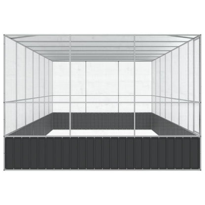 Volière – Vogelkooi – Vogelverblijf – Vogelhuis – Parkietenkooi – Gegalvaniseerd Staal – Modulair & Uitbreidbaar – Ruim & Duurzaam