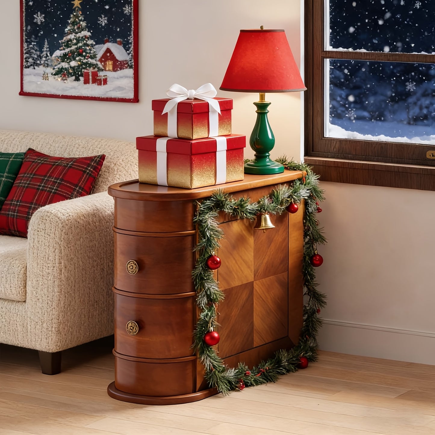 Practical Wooden Edge Table, Can Be Used As a Bedside Table, Suitable for Multifunctional Narrow Edge Tables in Living Rooms And Bedrooms, No Assembly Required, Wardrobe Storage, Luggage Rack