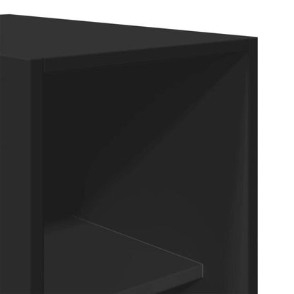 Wardrobe 30X50X200 Cm Treated Wood Black